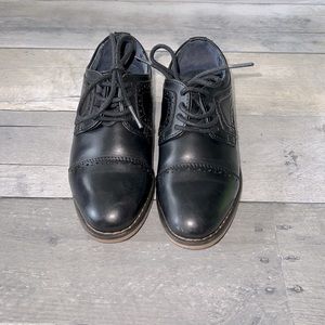 Black Toddler Boys Size 9 Classic Oxfords Dress Shoe